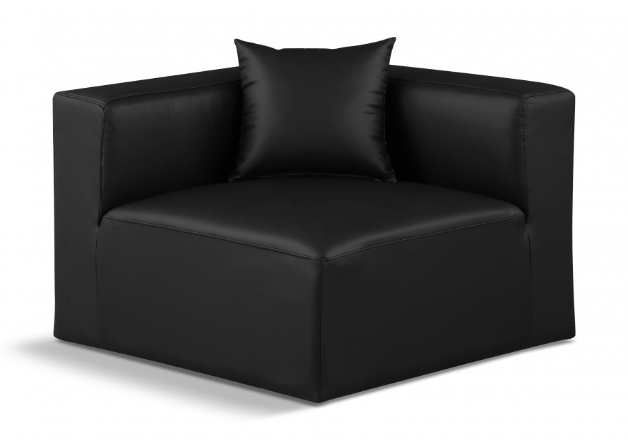 Cube Vegan Leather Corner Modular Chair