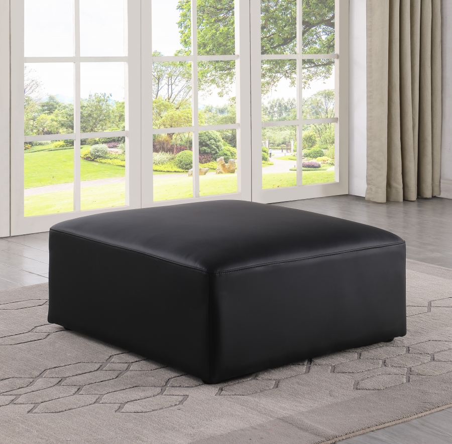 Cube Vegan Leather Modular Ottoman