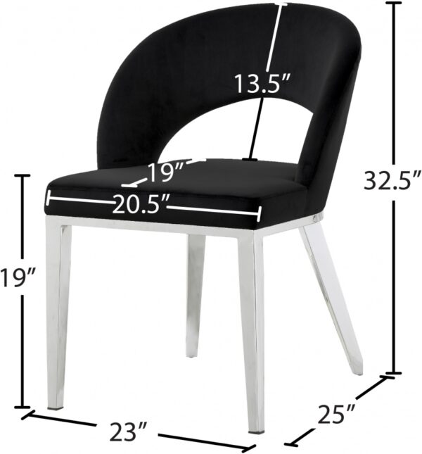 Roberto Velvet Upholstered Dining Chair