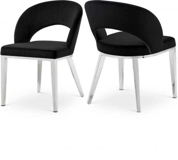 Roberto Velvet Upholstered Dining Chair