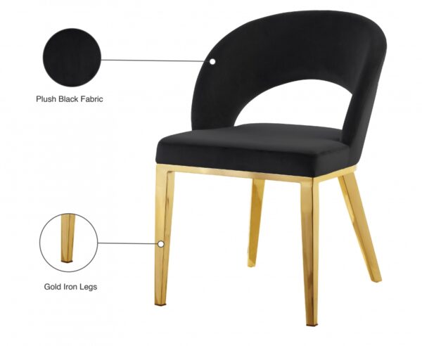 Roberto Velvet Upholstered Dining Chair