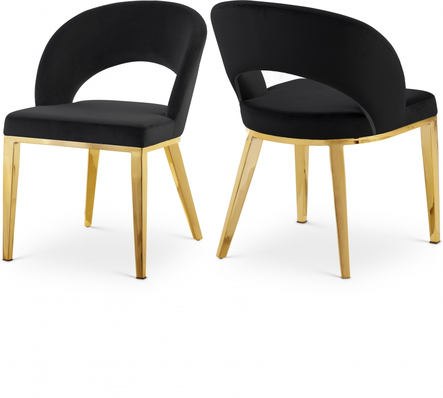 Roberto Velvet Upholstered Dining Chair