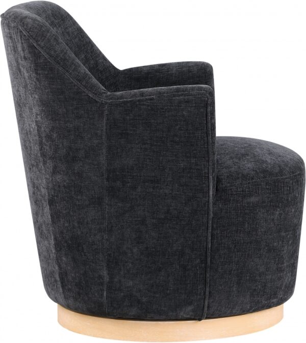 Clarita Chenille Fabric Upholstered Swivel Accent Chair