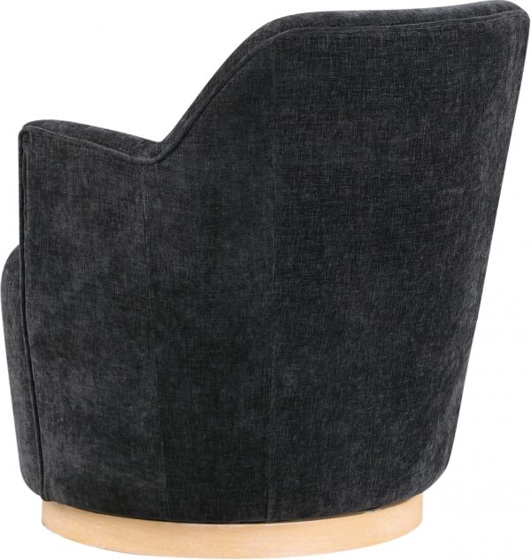 Clarita Chenille Fabric Upholstered Swivel Accent Chair