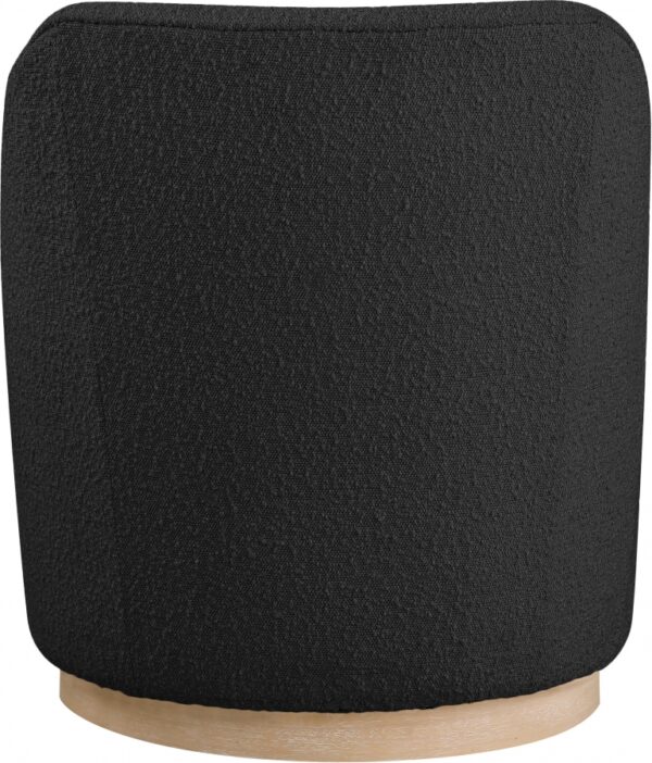 Clarita Boucle Fabric Upholstered Swivel Accent Chair