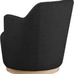 Clarita Boucle Fabric Upholstered Swivel Accent Chair