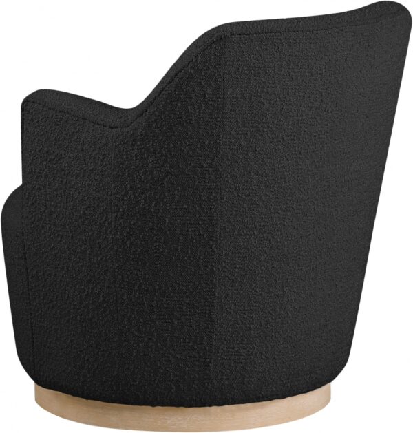 Clarita Boucle Fabric Upholstered Swivel Accent Chair
