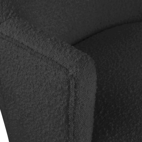 Clarita Boucle Fabric Upholstered Swivel Accent Chair