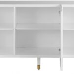 Starburst Lacquer Finish And Acrylic Sideboard / Buffet