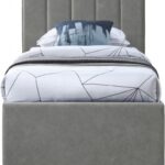 Hudson Vegan Leather Upholstered Twin Trundle Bed