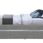Hudson Vegan Leather Upholstered Twin Trundle Bed