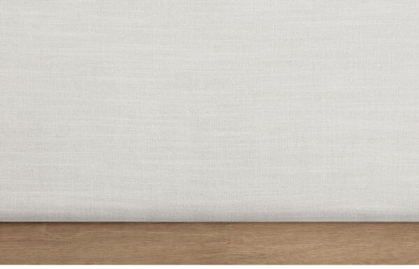 Alfie Linen Textured Fabric Upholstered Twin Bed