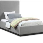 Alfie Linen Textured Fabric Upholstered Bed