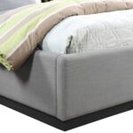 Alfie Linen Textured Fabric Upholstered Bed