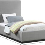 Alfie Linen Textured Fabric Upholstered Bed