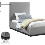 Alfie Linen Textured Fabric Upholstered Bed