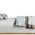 Flynn Linen Textured Fabric Upholstered Bed
