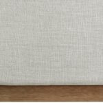 Flynn Linen Textured Fabric Upholstered Bed