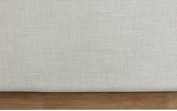 Flynn Linen Textured Fabric Upholstered Bed