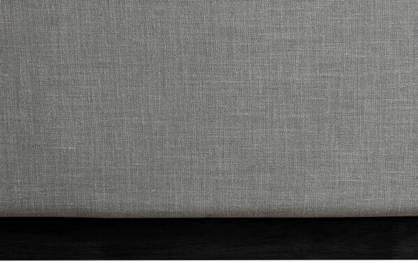 Flynn Linen Textured Fabric Upholstered Twin Bed