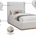 Logan Linen Textured Fabric Upholstered Bed