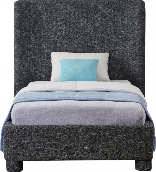 Penny Linen Textured Fabric Upholstered Bed