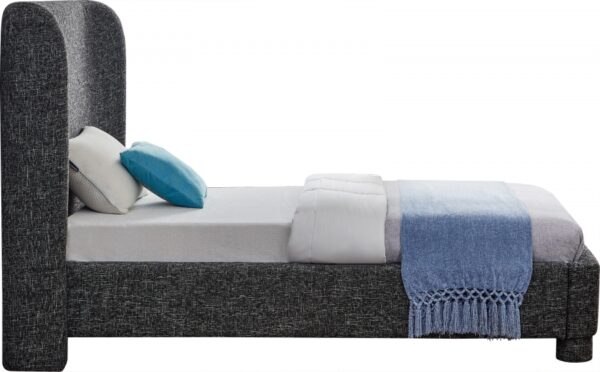 Penny Linen Textured Fabric Upholstered Bed