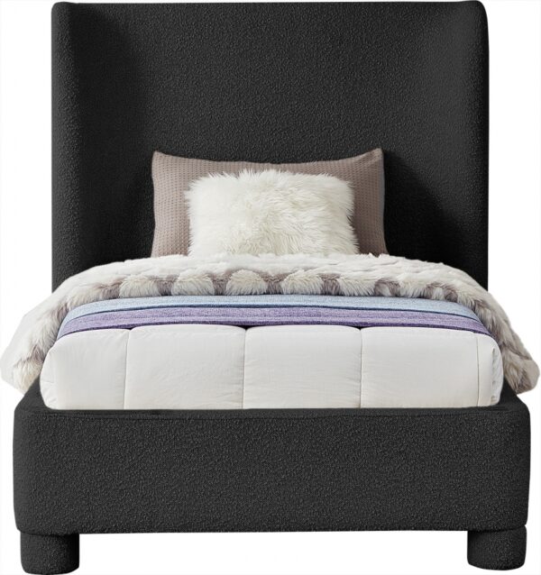 Penny Boucle Fabric Upholstered Bed