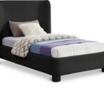 Penny Boucle Fabric Upholstered Bed
