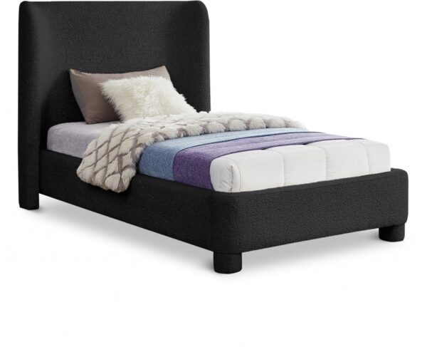 Penny Boucle Fabric Upholstered Bed