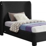 Penny Boucle Fabric Upholstered Twin Bed