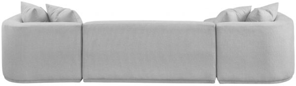 Rita 122.5" Fabric Upholstered Sectional