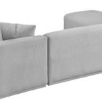 Rita 122.5" Fabric Upholstered Sectional