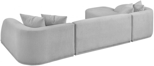 Rita 122.5" Fabric Upholstered Sectional