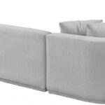 Rita 122.5" Fabric Upholstered Sectional