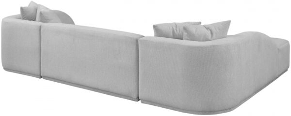 Rita 122.5" Fabric Upholstered Sectional