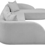 Rita 122.5" Fabric Upholstered Sectional