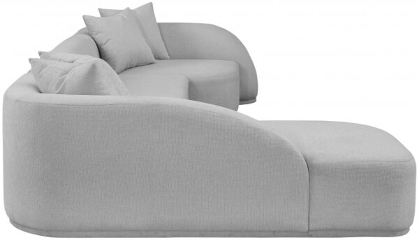 Rita 122.5" Fabric Upholstered Sectional