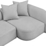 Rita 122.5" Fabric Upholstered Sectional