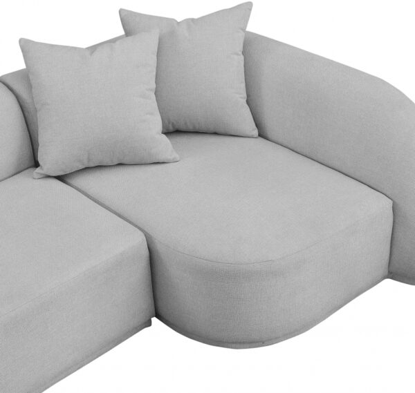 Rita 122.5" Fabric Upholstered Sectional