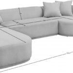 Rita 122.5" Fabric Upholstered Sectional