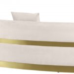 Belsa 148" Velvet Upholstered Sectional