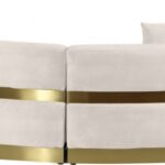 Belsa 148" Velvet Upholstered Sectional