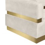 Belsa 148" Velvet Upholstered Sectional