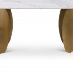 Niya 71" Sintered Stone Top And Steel Base Dining Table