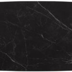 Niya 71" Sintered Stone Top And Steel Base Dining Table