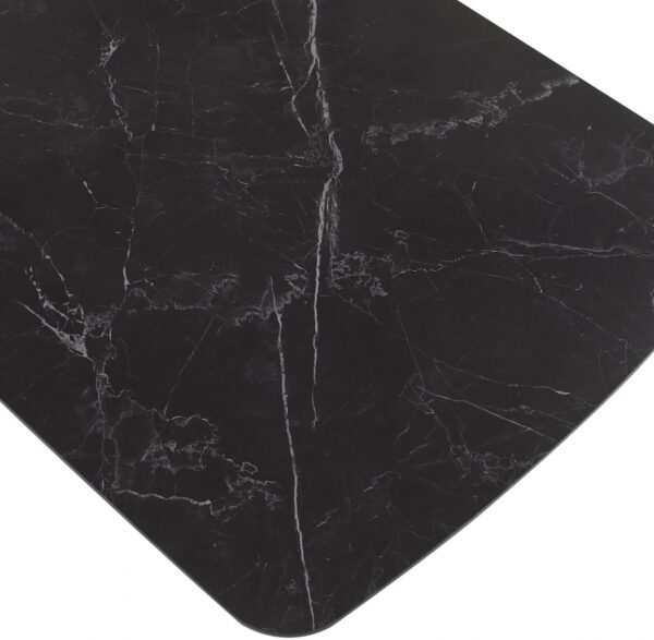 Niya 71" Sintered Stone Top And Steel Base Dining Table