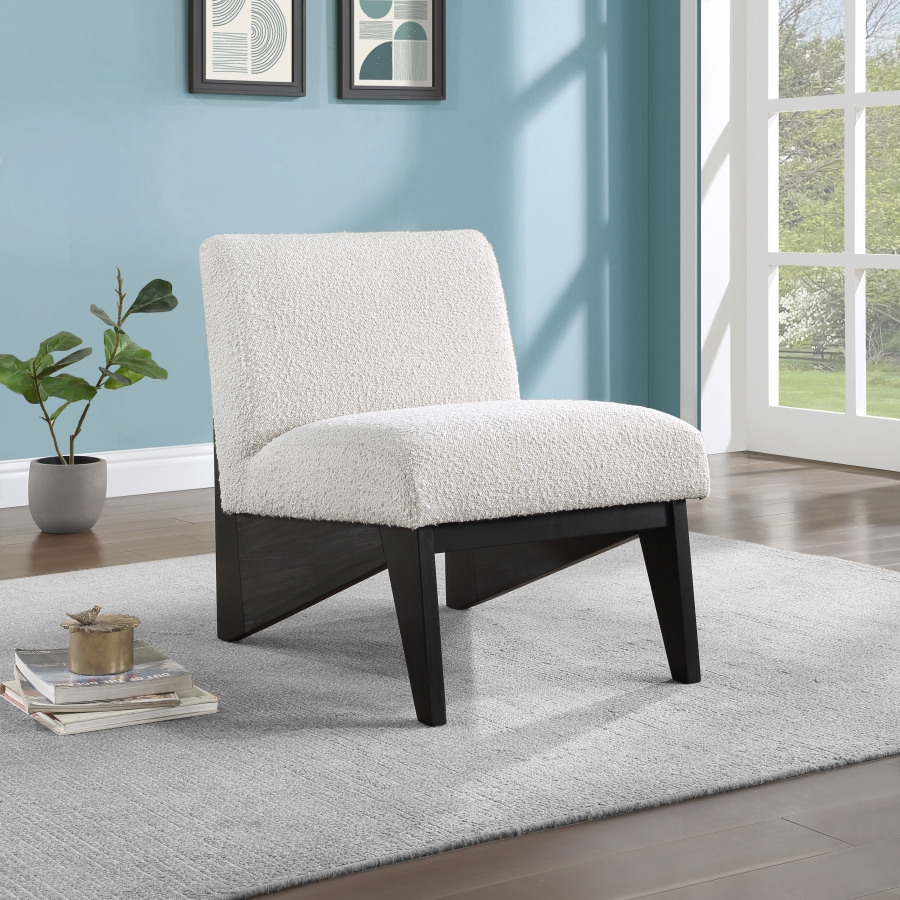 Chapman Boucle Fabric Upholstered Accent Chair