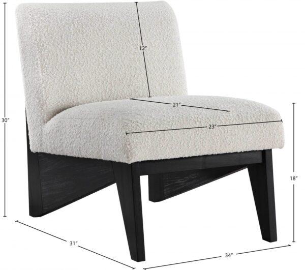 Chapman Boucle Fabric Upholstered Accent Chair