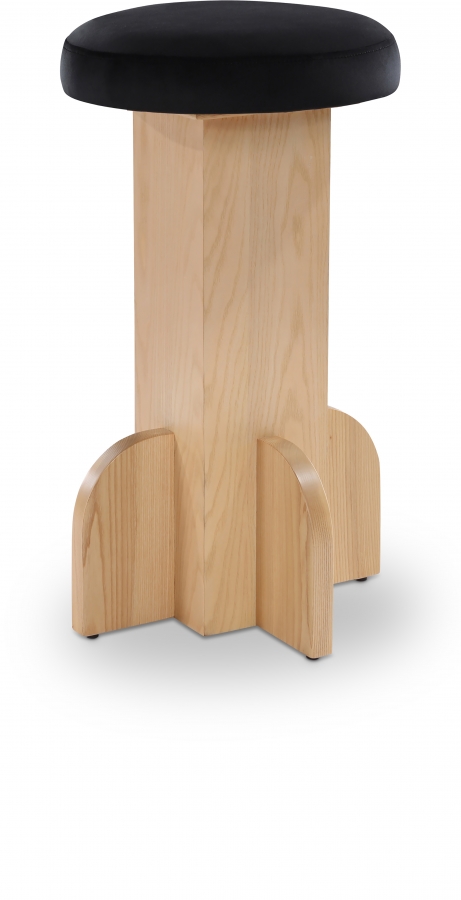 Wyatt Velvet Upholstered Bar / Counter Stool